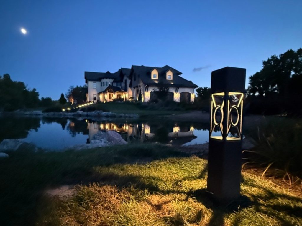 Outdoor lighting for properties with acreage